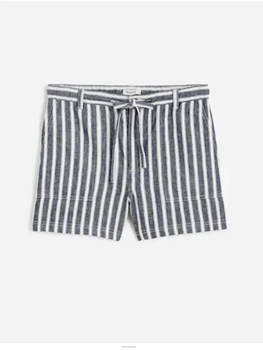 Madewell Pull-On Drawstring Shorts linen cotton nwot - Picture 6 of 11